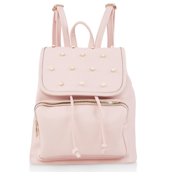 baby pink backpack